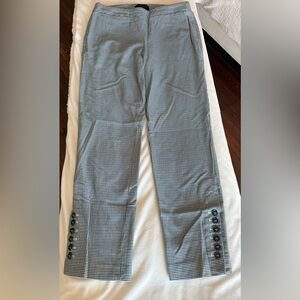 Talbots Women  Blue Checkered Dress Pants